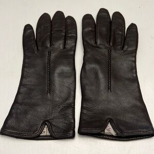 Grandoe Handstitched Italian Leather Women’s Gloves Size 6.5